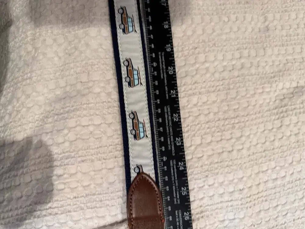 Crewcuts Boys' Station Wagon Surfboard Ribbon Belt Size L